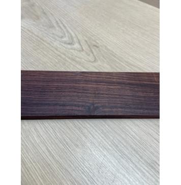 Палисандр Индийский заготовка накладки для электрогитары Радиал А 7.2х65-57х545 мм (Уценка-червоточины)-2