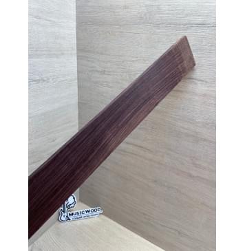 Палисандр Индийский заготовка накладки для электрогитары Радиал А 7.2х65-57х545 мм (Уценка-червоточины)-14