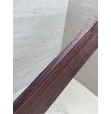 Палисандр Индийский заготовка накладки для электрогитары Радиал А 7.2х65-57х545 мм (Уценка-червоточины)-1