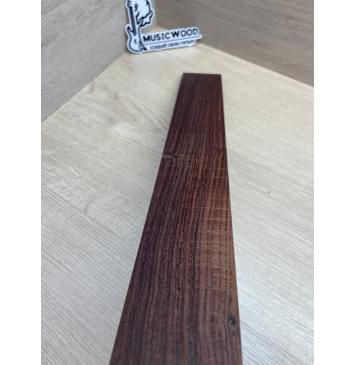 Палисандр Индийский заготовка накладки для электрогитары Радиал А 7.2х65-57х545 мм (Уценка-червоточины)-7