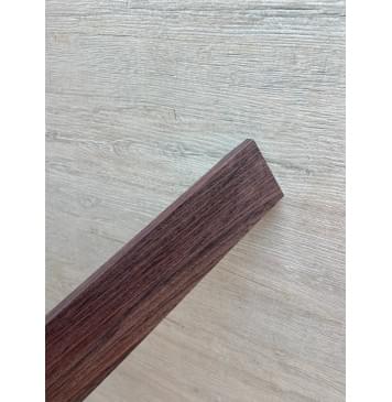 Палисандр Индийский заготовка накладки для электрогитары Смешанный АА 6.5х69-51х510 (Уценка-червоточины)-9