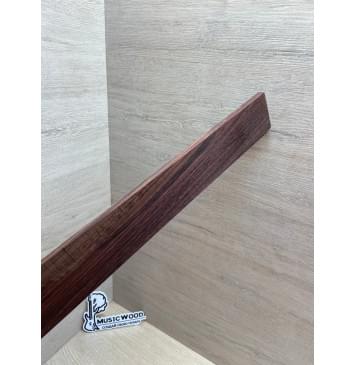 Палисандр Индийский заготовка накладки для электрогитары Смешанный АА 6.5х69-51х510 (Уценка-червоточины)-7