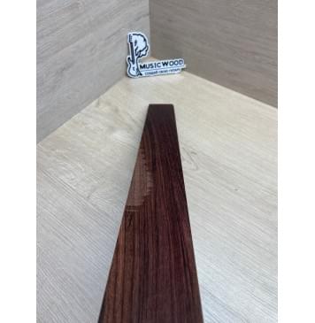 Палисандр Индийский заготовка накладки для электрогитары Смешанный АА 6.5х69-51х510 (Уценка-червоточины)-4