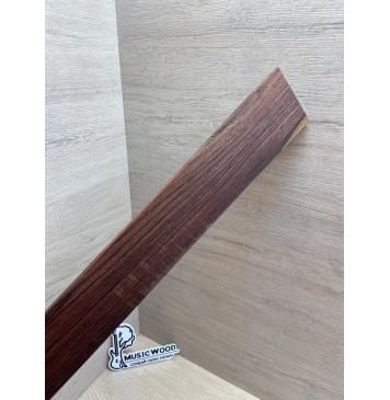 Палисандр Индийский заготовка накладки для электрогитары Смешанный АА 6.5х69-51х510 (Уценка-червоточины)-11