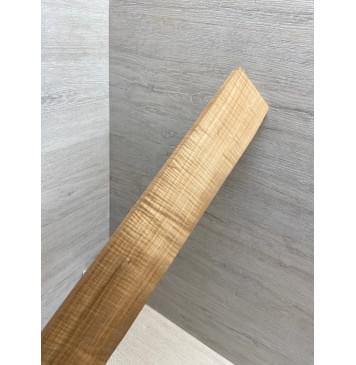 Клён Волнистый Печёный 180 гр заготовка накладки для электрогитары Смешанный АА Волна АА 10х65х525 мм-4