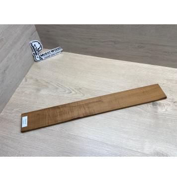 Клён Волнистый Печёный 180 гр заготовка накладки для электрогитары Смешанный АА Волна АА 10х65х525 мм-12