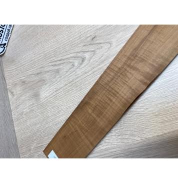 Клён Волнистый Печёный 180 гр заготовка накладки для электрогитары Смешанный АА Волна АА 10х65х525 мм-11