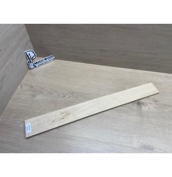 Клён Белый Явор, Волнистый заготовка накладки для электрогитары Радиал А Волна АА 9х67-60х565 мм (Уценка-потемнения)-4