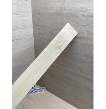 Клён Белый Явор, Волнистый заготовка накладки для электрогитары Радиал А Волна АА 9х67-60х565 мм (Уценка-потемнения)-10