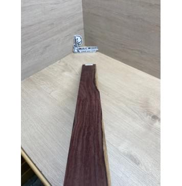 Палисандр Индийский заготовка накладки для бас-гитары Смешанный ААА 7.8х67-57х715 мм-7