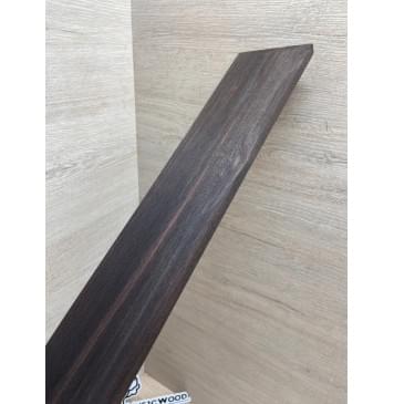 Эбен Чёрный заготовка накладки для электрогитары Радиал АА 7х66-55х528 мм-8