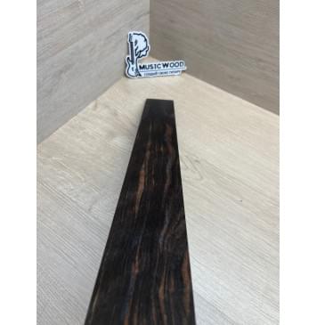 Эбен Чёрный заготовка накладки для электрогитары Радиал АА 7.6х65-56х530 мм-6