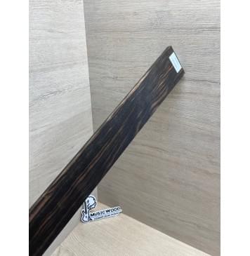 Эбен Чёрный заготовка накладки для электрогитары Радиал АА 7.6х65-56х530 мм-11