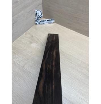 Эбен Чёрный заготовка накладки для электрогитары Радиал АА 7.6х65-56х530 мм-7