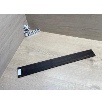 Эбен Чёрный заготовка накладки для электрогитары Радиал АА 7.2х64-56х532 мм-4