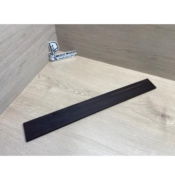 Эбен Чёрный заготовка накладки для электрогитары Радиал АА 7х64-55х525 мм-0