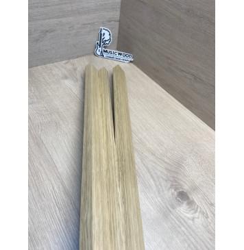 Корина Белая (Лимба-Офрам) заготовка для грифа электрогитары Радиал ААА 20.5х(34-20-34)х700 мм - из 3х частей-2