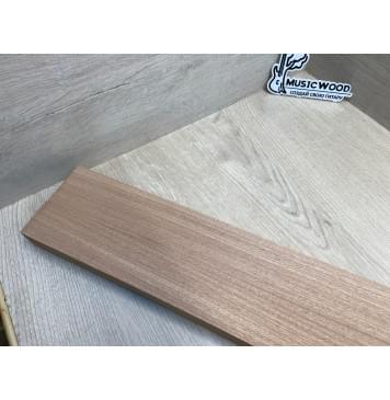 Сапели заготовка грифа электрогитары Радиал ААААА 34х(45.5-13.5-45.5)х795 мм - из 3х частей-5