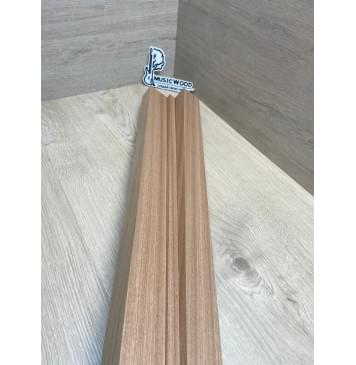 Сапели заготовка грифа электрогитары Радиал ААААА 34х(45.5-13.5-45.5)х795 мм - из 3х частей-7