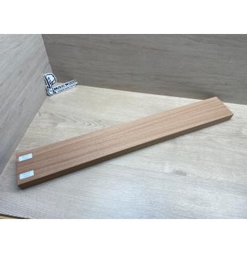 Сапели заготовка грифа электрогитары Радиал ААААА 34х(45.5-13.5-45.5)х795 мм - из 3х частей-9