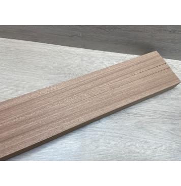 Сапели заготовка грифа электрогитары Радиал ААААА 34х(45.5-13.5-45.5)х795 мм - из 3х частей-13