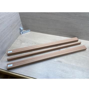 Сапели заготовка грифа электрогитары Радиал ААААА 34х(45.5-13.5-45.5)х795 мм - из 3х частей-8