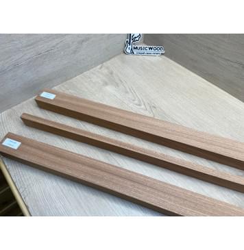 Сапели заготовка грифа электрогитары Радиал ААААА 34х(45.5-13.5-45.5)х795 мм - из 3х частей-10