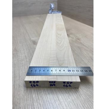 Клён Белый/Клен Белый Явор, Волнистый заготовка для переклеенного грифа электрогитары Смешанный ААА Волна ААА 24.5х(50-16-50)х705 мм - из 3х частей-2