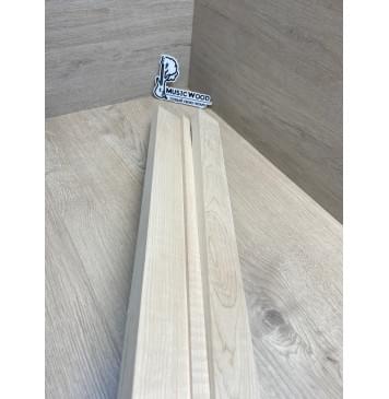 Клён Белый/Клен Белый Явор, Волнистый заготовка для переклеенного грифа электрогитары Смешанный ААА Волна ААА 24.5х(50-16-50)х705 мм - из 3х частей-8