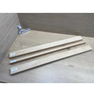 Клён Белый/Клен Белый Явор, Волнистый заготовка для переклеенного грифа электрогитары Смешанный ААА Волна ААА 24.5х(50-16-50)х705 мм - из 3х частей-13