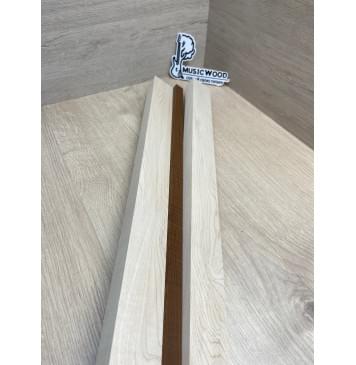 Клен Белый/Ясень Печёный 180гр Волнистый заготовка для переклеенного грифа электрогитары Смешанный ААА Волна ААА 24х(44-16-44)х745 мм - из 3х частей-3