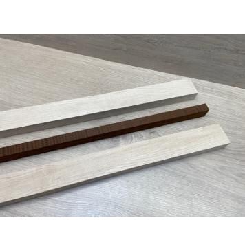Клен Белый/Ясень Печёный 180гр Волнистый заготовка для переклеенного грифа электрогитары Смешанный ААА Волна ААА 24х(44-16-44)х745 мм - из 3х частей-11