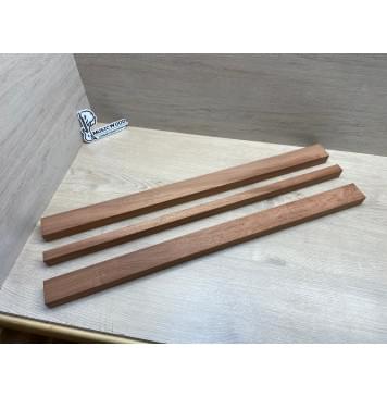 Сапели заготовка грифа электрогитары Смешанный ААА 28х(46.5-20.5-46.5)х735 мм - из 3х частей-0