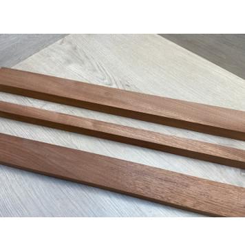 Сапели заготовка грифа электрогитары Смешанный ААА 28х(46.5-20.5-46.5)х735 мм - из 3х частей-5