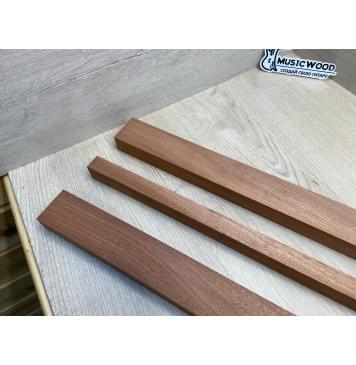 Сапели заготовка грифа электрогитары Смешанный ААА 28х(46.5-20.5-46.5)х735 мм - из 3х частей-10