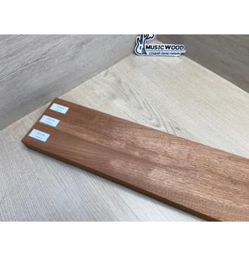 Сапели заготовка грифа электрогитары Смешанный ААА 28х(46.5-20.5-46.5)х735 мм - из 3х частей-14