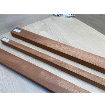 Сапели заготовка грифа электрогитары Смешанный ААА 28х(46.5-20.5-46.5)х735 мм - из 3х частей-15