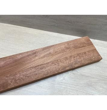 Сапели Волнистый заготовка грифа электрогитары Смешанный ААА 28х(46.5-22-46.5)х735 мм - из 3х частей-3