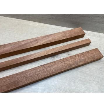 Сапели Волнистый заготовка грифа электрогитары Смешанный ААА 28х(46.5-22-46.5)х735 мм - из 3х частей-7