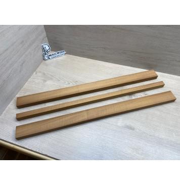 Клён Печёный 180 гр заготовка грифа для электрогитары Радиал ААА 23х(48.5-22-48.5)х710 мм - из 3х частей-3