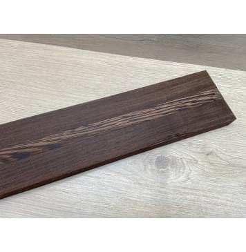 Венге заготовка грифа безголовой гитары Смешанный АА 23.5х(38-20.5-38)х595 мм - из 3х частей-2