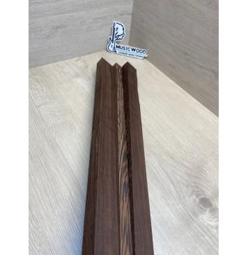 Венге заготовка грифа безголовой гитары Смешанный АА 23.5х(38-20.5-38)х595 мм - из 3х частей-7