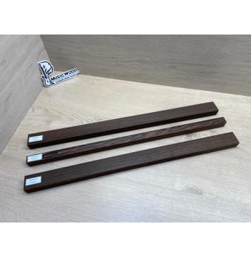 Венге заготовка грифа безголовой гитары Смешанный АА 23.5х(38-20.5-38)х595 мм - из 3х частей-11