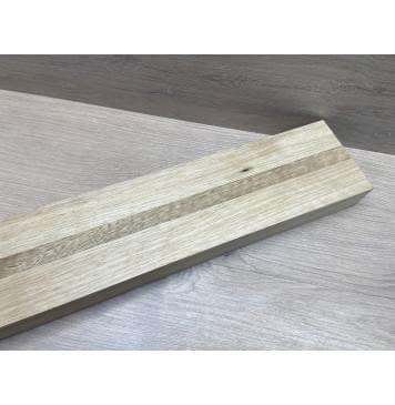 Корина Белая (Лимба-Офрам) заготовка для грифа электрогитары Радиал АА 42х(40-18-40)х780 мм - из 3х частей-1