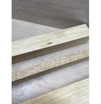 Корина Белая (Лимба-Офрам) заготовка для грифа электрогитары Радиал АА 42х(40-18-40)х780 мм - из 3х частей-2