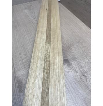 Корина Белая (Лимба-Офрам) заготовка для грифа электрогитары Радиал АА 42х(40-18-40)х780 мм - из 3х частей-7