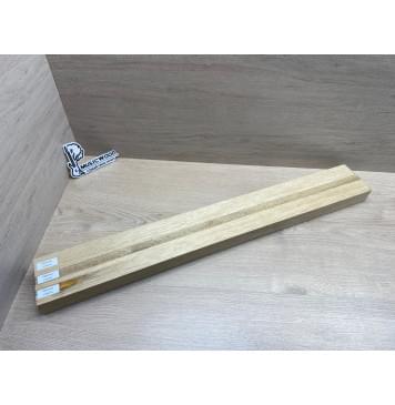 Корина Белая (Лимба-Офрам) заготовка для грифа электрогитары Радиал АА 42х(40-18-40)х780 мм - из 3х частей-8