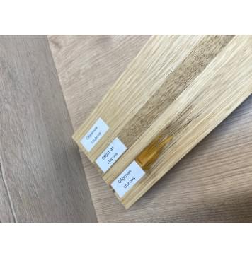 Корина Белая (Лимба-Офрам) заготовка для грифа электрогитары Радиал АА 42х(40-18-40)х780 мм - из 3х частей-12