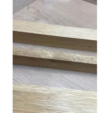 Корина Белая (Лимба-Офрам) заготовка для грифа электрогитары Радиал АА 42х(40-18-40)х780 мм - из 3х частей-10