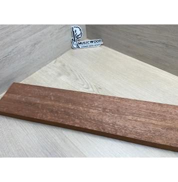 Сапели "Птичий Глаз" заготовка грифа электрогитары Радиал АА Волна ААА 29х(45.5-14.5-45.5)х725 мм - из 3х частей-4